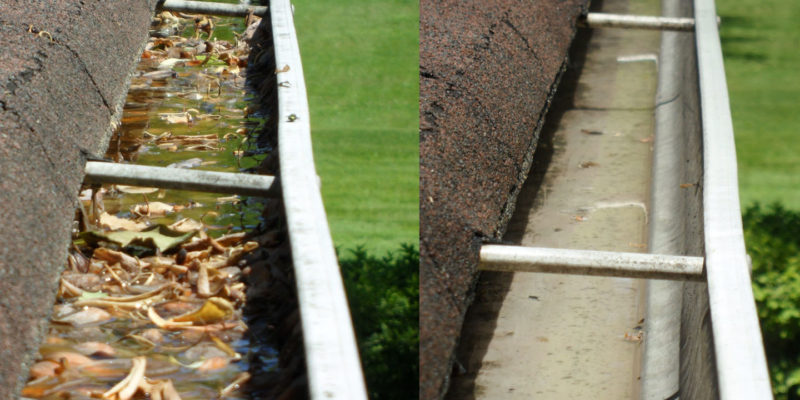 Peter James Gutter Cleaning Before and After Melbourne